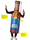Bud Light Beer Bottle Costume, Adult One Size