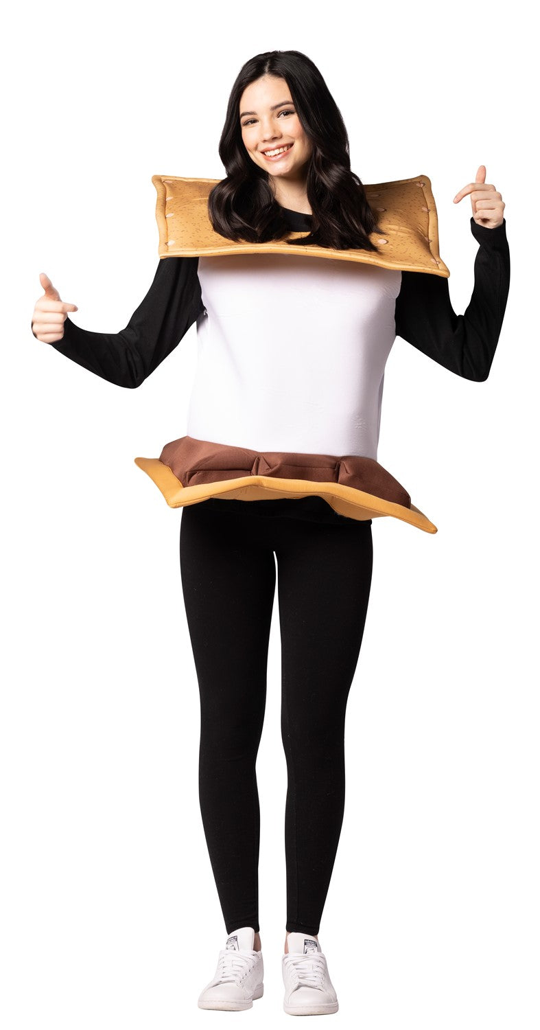 S'Mores Halloween Costume, Adult One Size