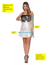 Salty Salt Shaker Dress Halloween Costume, Women's Size 2-8