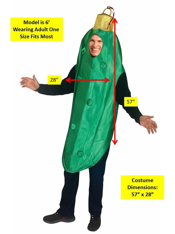 Christmas Pickle Costume, Adult One Size