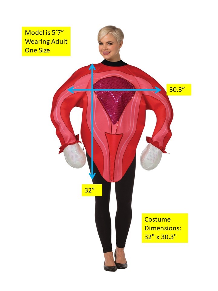 Uterus Costume, Adult One Size