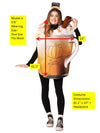 Pumpkin Spice Latte Costume, Adult One Size