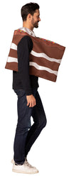 Slice of Chocolate Birthday Cake Costume, Adult One Size