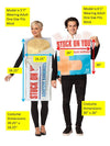 Stuck on You Bandage & Bandage Box Couples Costume, Adult One Size