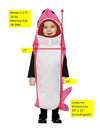 Ultimate Pink Shark Costume, Baby Size 18-24 months