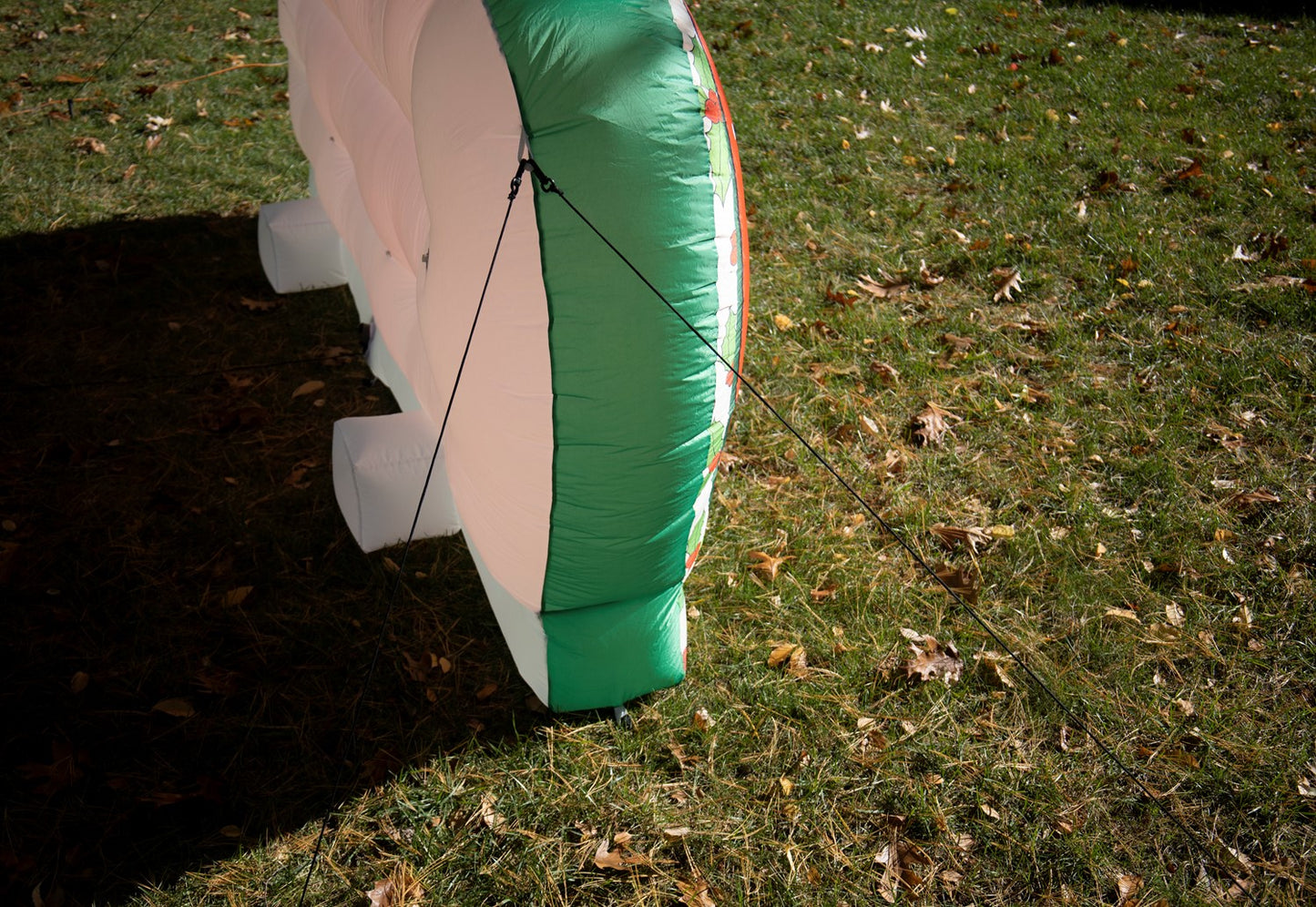 Merry Christmas Inflatable Yard Decor, Lights Up Outdoor/Indoor Use, 9 feet wide