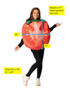 Tomato Slice Halloween Costume, Adult One Size