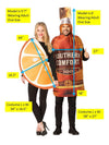 Southern Comfort & Orange Slice Couples Halloween Costume, Adult One Size