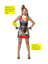 Rum Dress Halloween Costume, Women's Size M-L (8-10)
