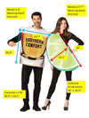 Southern Comfort Shot Glass and Lime Slice Couple Costume, Adult One Size