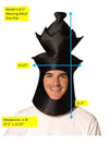 Ultimate Deluxe Black¬¨‚Ä†Queen¬¨‚Ä†Chess¬¨‚Ä†Headpiece Mask, Adult One Size