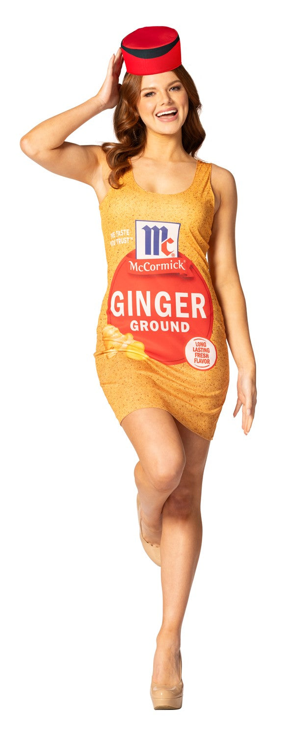 McCormick Ginger Spice Dress Halloween Costume, Women's Size 2-8
