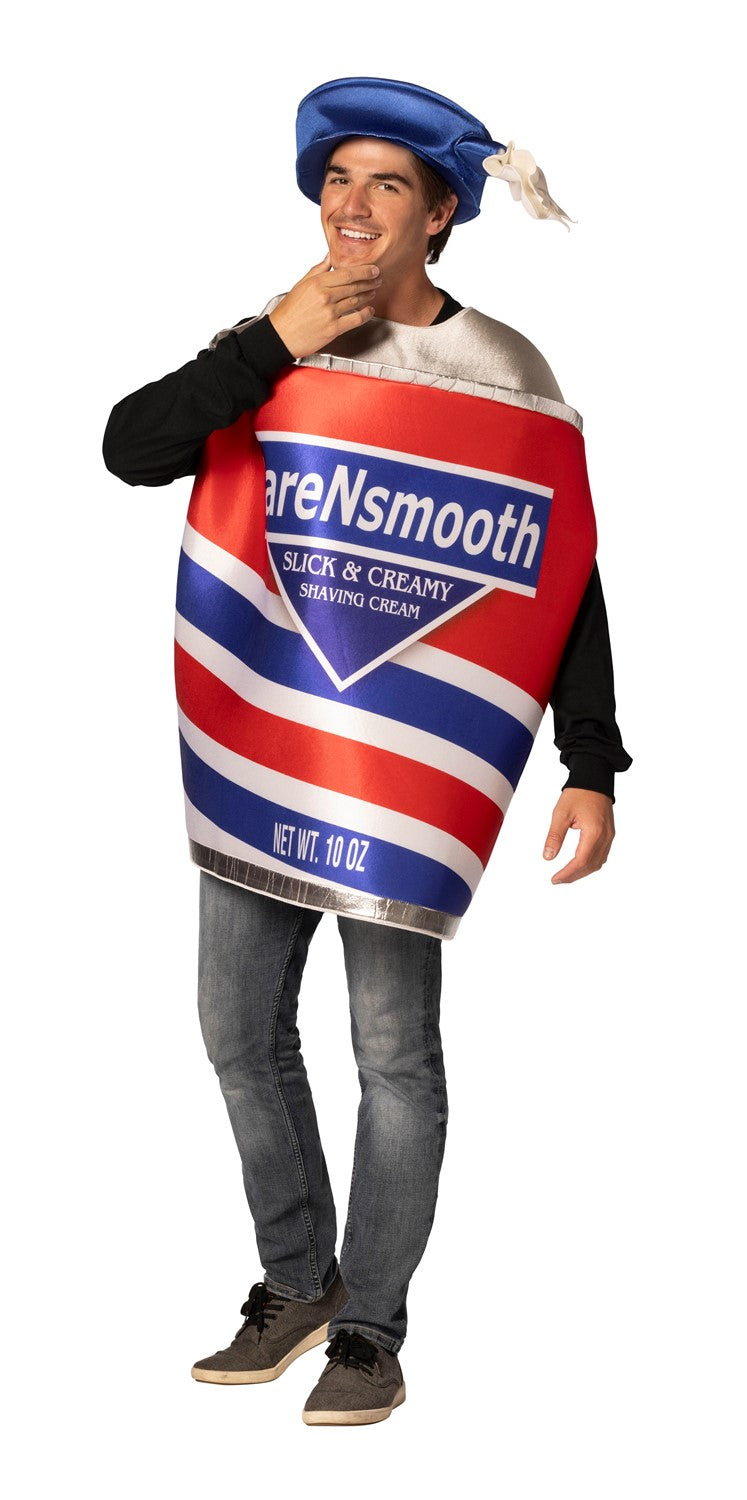 Shaving Cream Can Halloween Costume, Adult One Size
