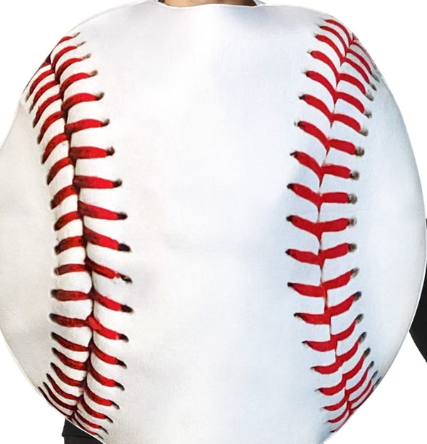 Get Real Baseball Halloween Costume, Adult One Size