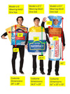 Mayonnaise Jar, Loaf of Bread, & Kraft Cheese Singles Group Costume, Adult O/S