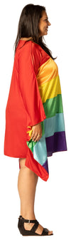 Rainbow Flag Pride Tunic Costume, Adult One Size