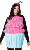Cupcake Pink and Blue Sweet Eats Costume, Adult One Size