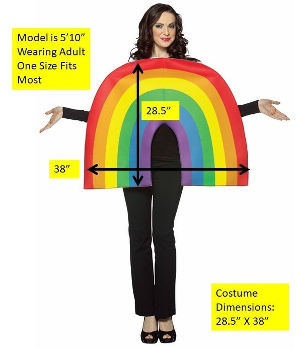 Rainbow Costume, Adult One Size
