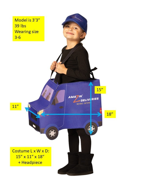Truck Package Deliveries Amazin' Halloween Costume, Child Size 3-6
