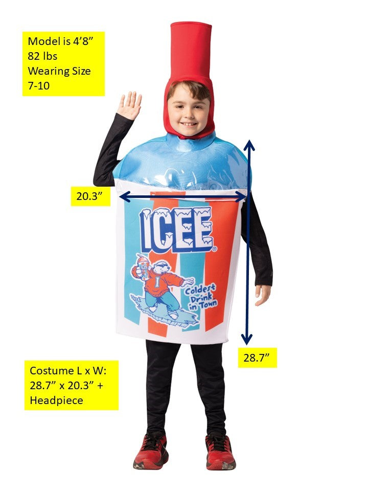 ICEE Blue Tunic Costume, Child 7-10