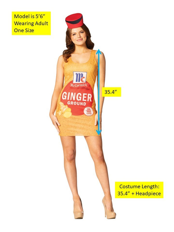 Women's McCormick Ginger Spice Dress Costume Women's McCormick Ginger Spice Dress Costume