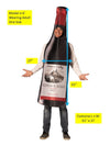 Get Real Bottle of Red Wine Halloween Costume, Adult One Size