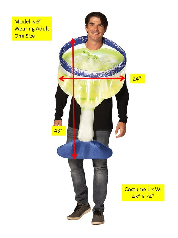 Margarita Glass Halloween Costume, Adult One Size