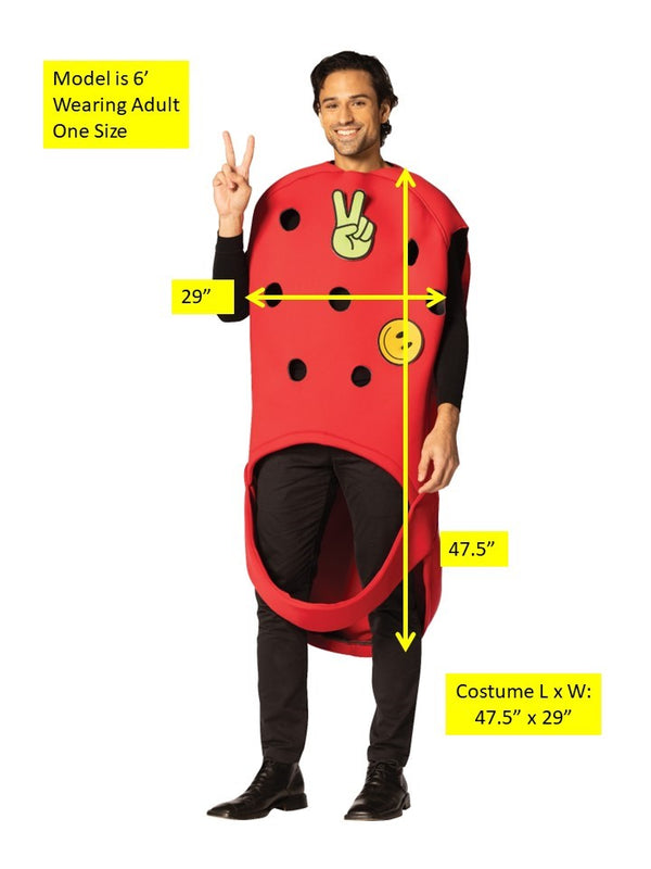 Garden Clog Beach Shoe Halloween Costume, Adult One Size