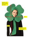 4 Leaf Clover Irish Headpiece, Adult One Size
