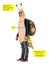 Snail Halloween Costume, Adult One Size