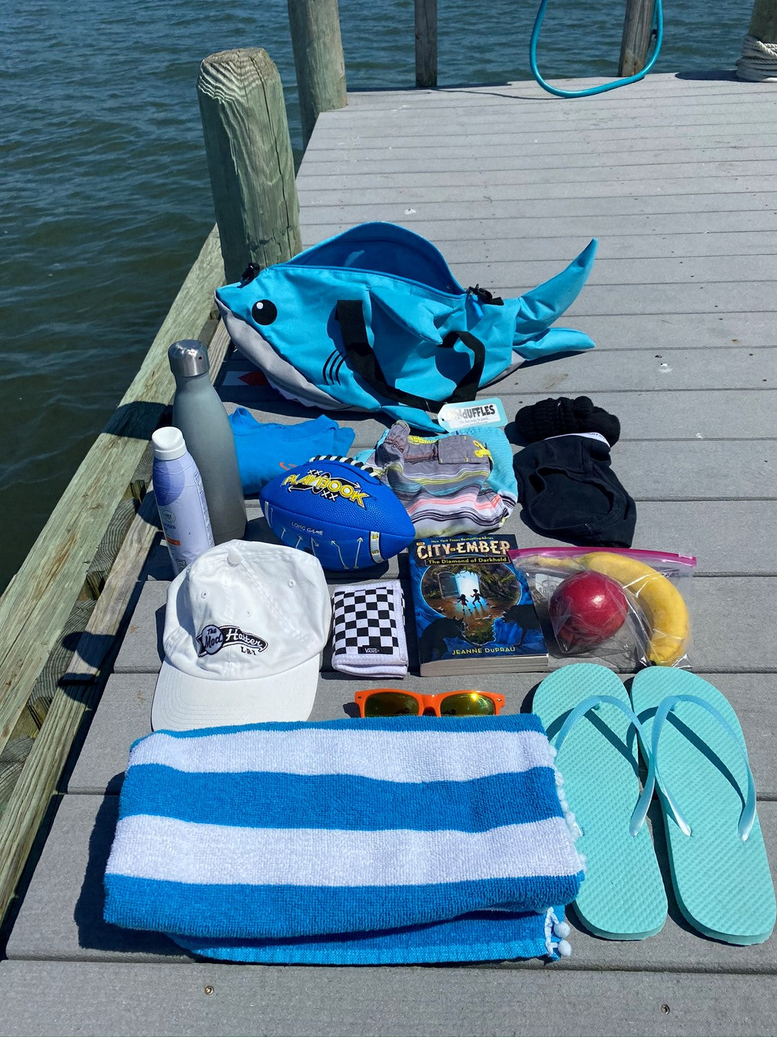 Funduffles Shark Duffle Tote Bag