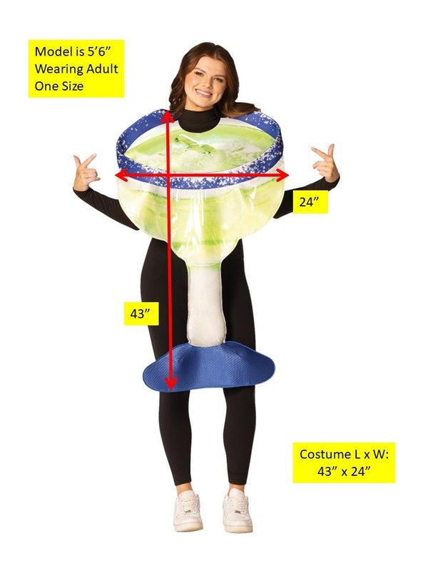 Margarita Glass Halloween Costume, Adult One Size