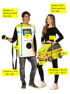 Electric Car & Charger Couple Halloween Costume, Adult One Size