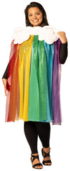 Rainbow with Rain Cloud Costume, Adult One Size