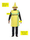 Yellow Mustard & Bendable Pretzel Couple Costume, Adult One Size